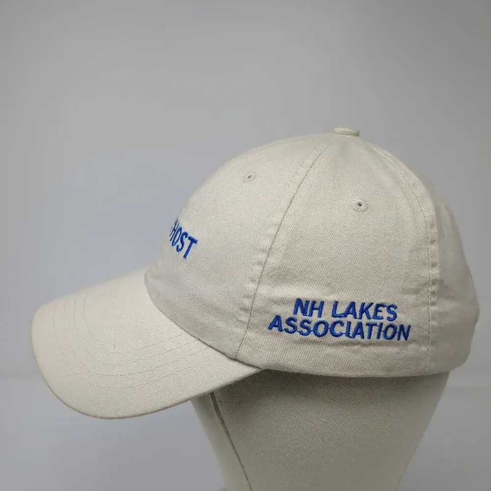 NH Lakes Association Lake Host Baseball Cap Beige One Size Adjustable Cotton Hat